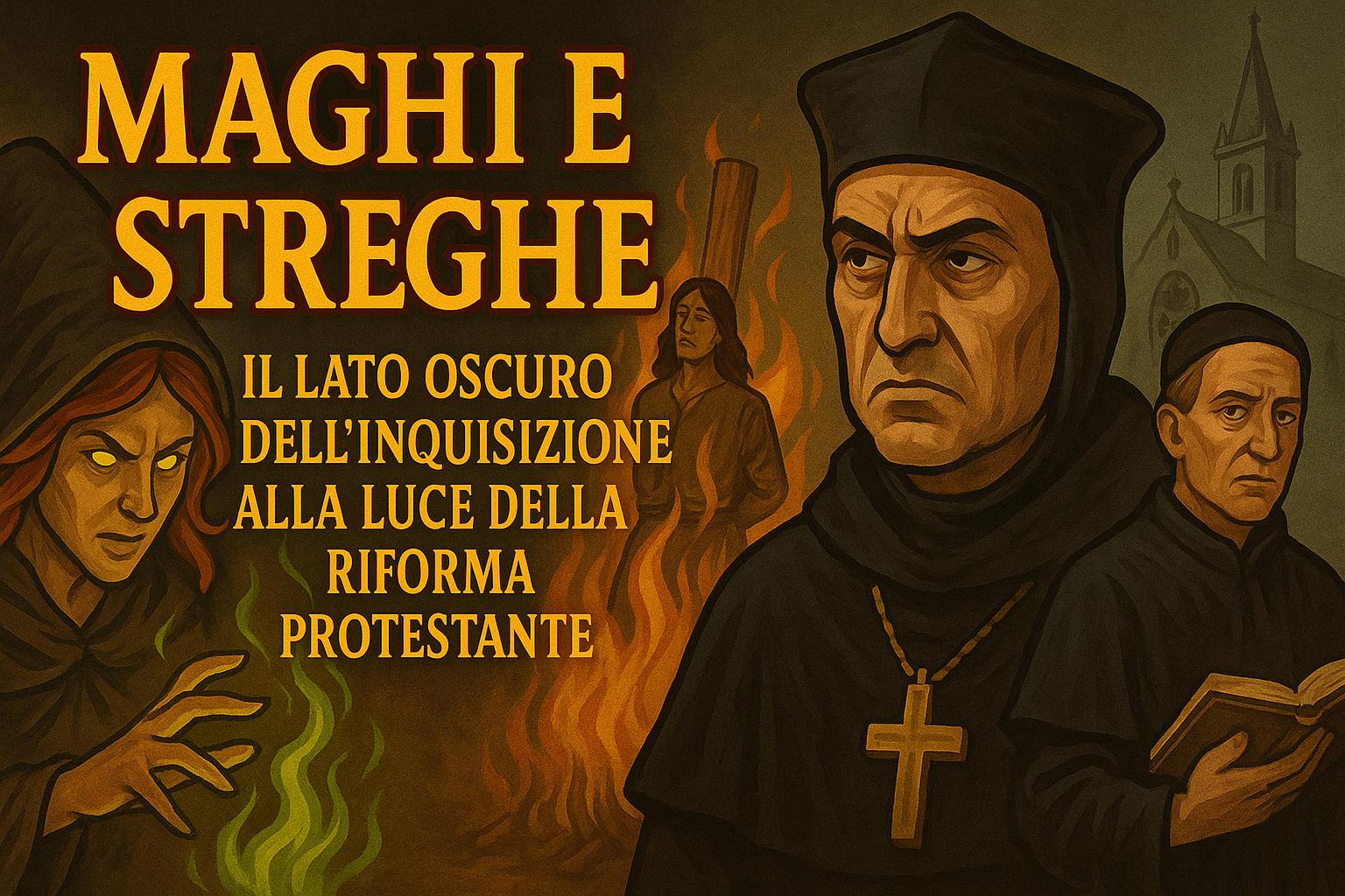 Maghi e Streghe: Il Lato Oscuro dell'Inquisizione alla Luce della Riforma Protestante